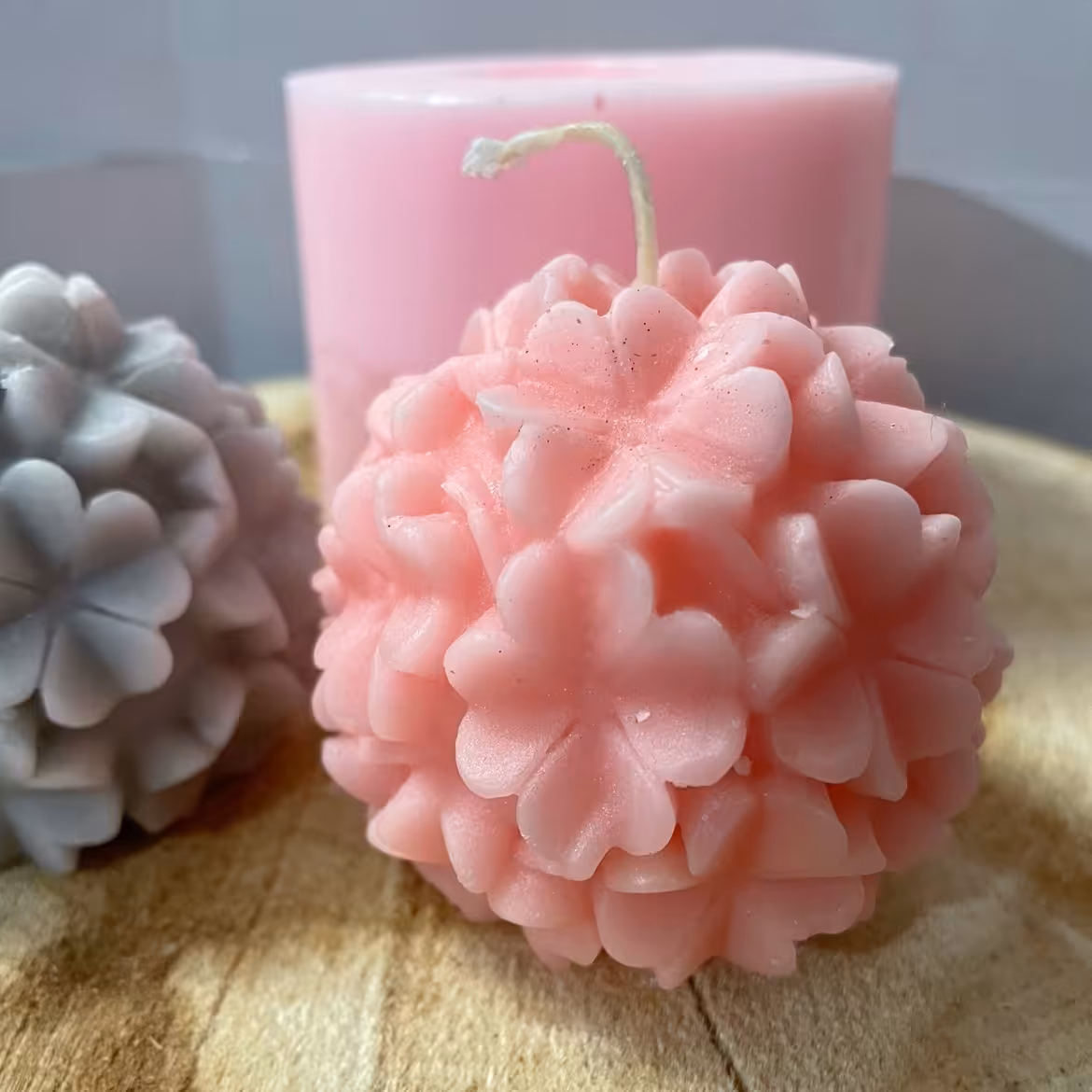 قالب سیلیکونی شمع گوی شبدر