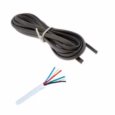 مجموعه 2 عددی کابل تلفن 6 رشته مشکی 10متری