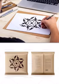 وکتور نشان ستاره اسلیمی | گرافیک با طعم تربچه