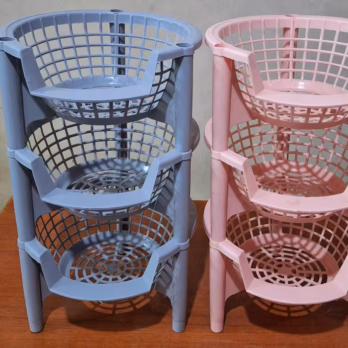 جا پیاز وسیب زمینی 3 طبقه پلاستیکی 