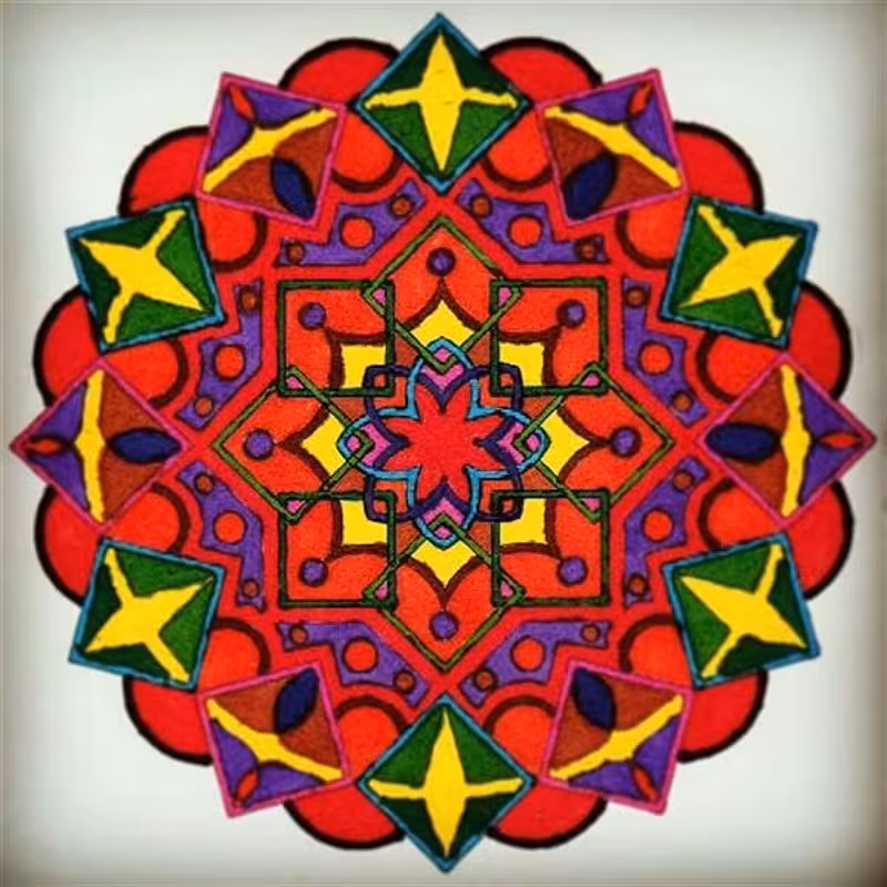 تابلو نقاشی ماندالا کد 5