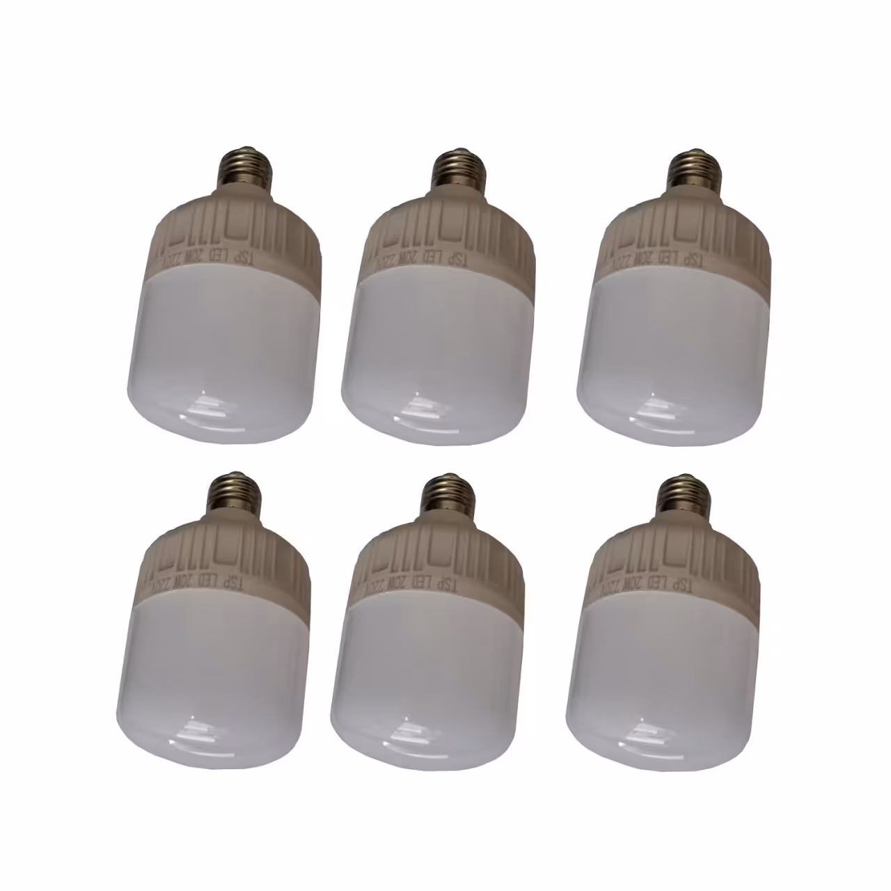 لامپ ال ای دی 20 وات تی اس پی مدل tple20 پایه E27 بسته 6 عددی