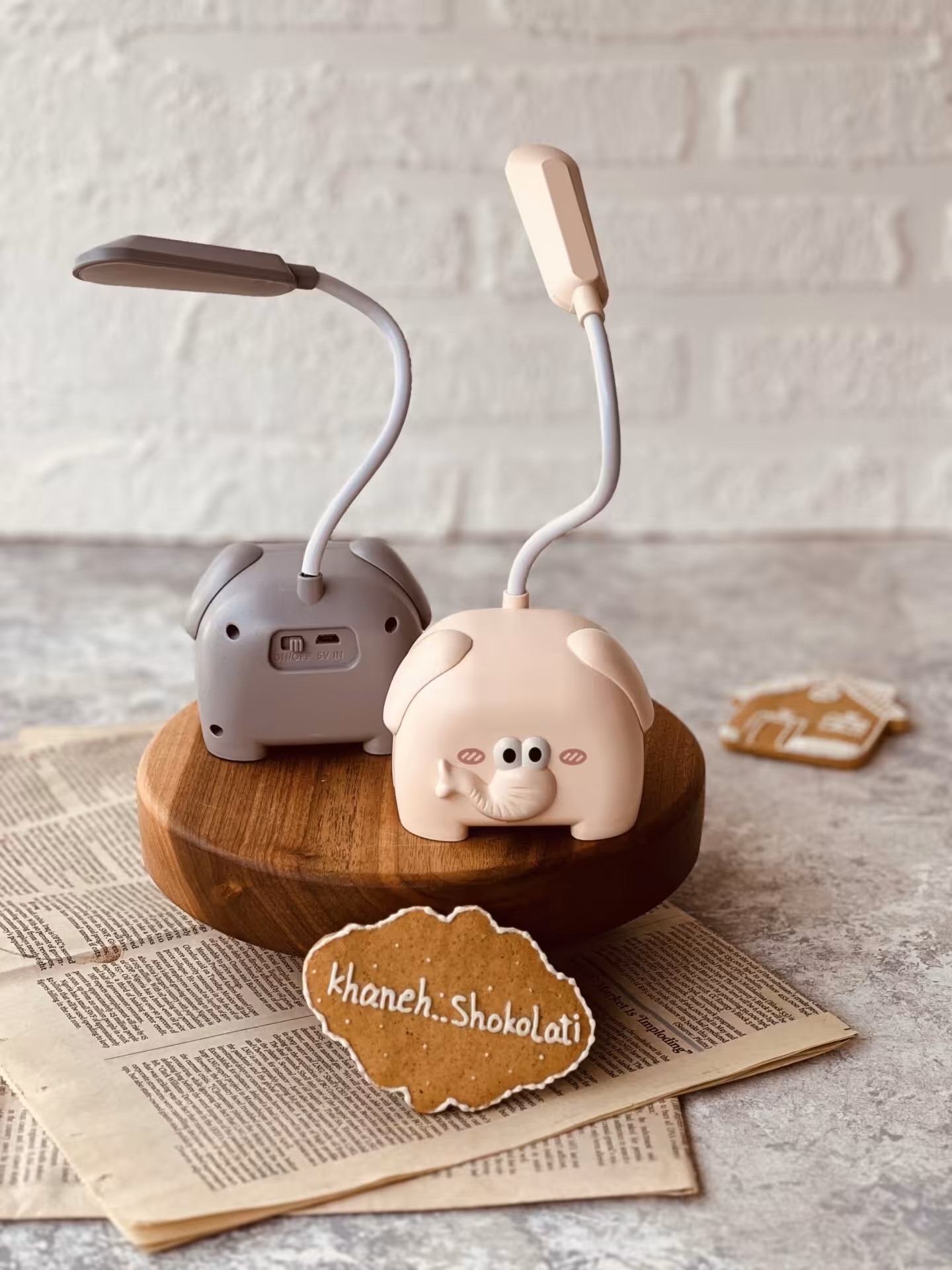 چراغ مطالعه فانتزی طرح فیل کد00131