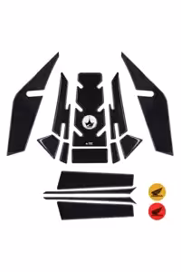 محافظ باک و برچسب هوندا X ADV سازگار با پد مخزن کربن 2024 6D GC23 GRIPPATCH