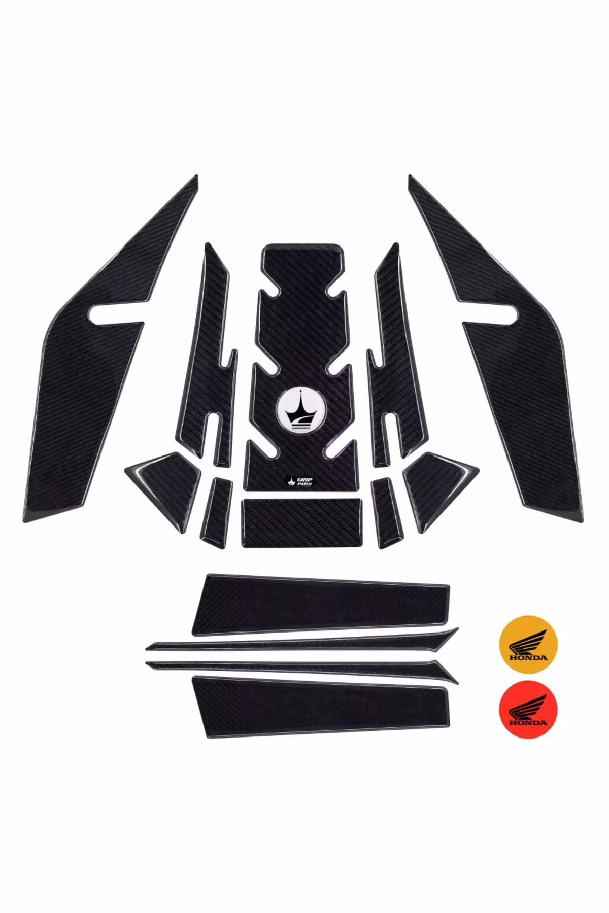 محافظ باک و برچسب هوندا X ADV سازگار با پد مخزن کربن 2024 6D GC23 GRIPPATCH