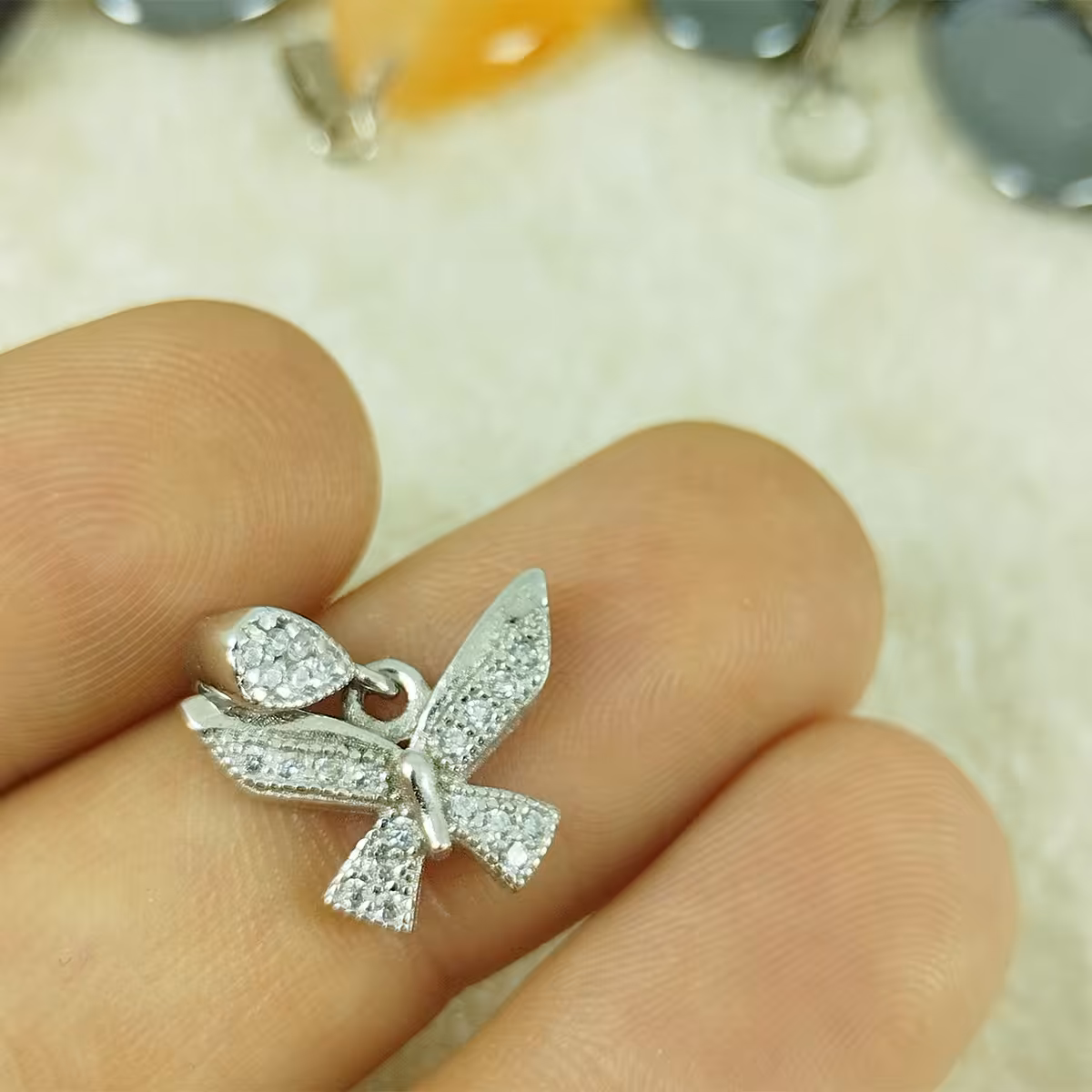 آویز گردنبند نقره زنانه سلین کالا کد 11743875