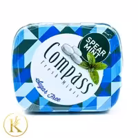 خوشبو کننده دهان کامپس با طعم نعنا خنک بدون شکر (14 گرم) spearmint compass

