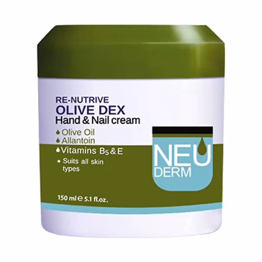 کرم مرطوب دست و ناخن کاسه ای با عصاره زیتون نئودرم 