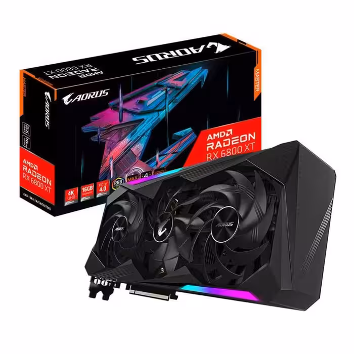 کارت گرافیک گیگابایت AORUS Radeon RX 6800 XT MASTER TYPE C 16G