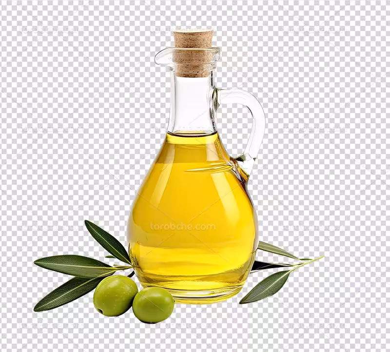 عکس PNG بطری روغن زیتون | گرافیک با طعم تربچه