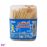 خلال دندان بامبو (Bamboo) مدل الیاف طبیعی بسته 100 عددی