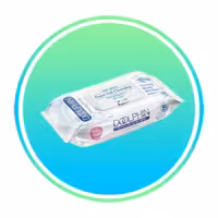 دستمال مرطوب پاک کننده آرایش دلفین بسته 60 عددی