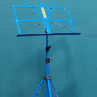 پایه نت فلزی  آبی با کاور حمل