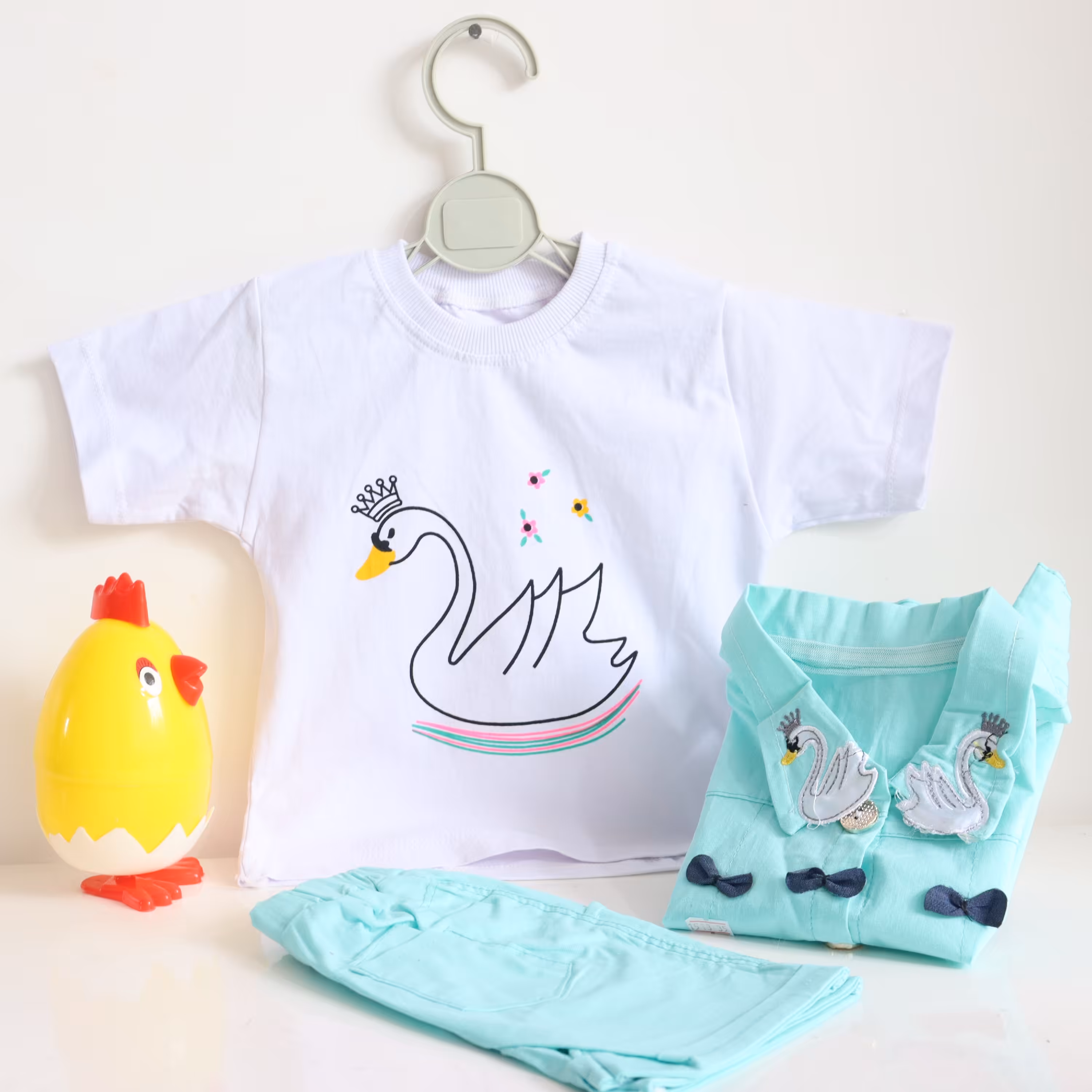 سه تیکه طرح قو 