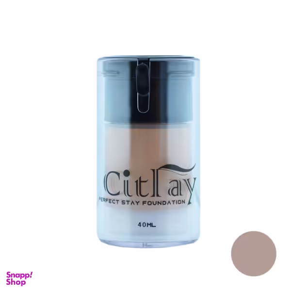 کرم پودر سیترای (Citray) مدل Perfect STAY FOUNDATION شماره 102 حجم 40 میلی لیتر