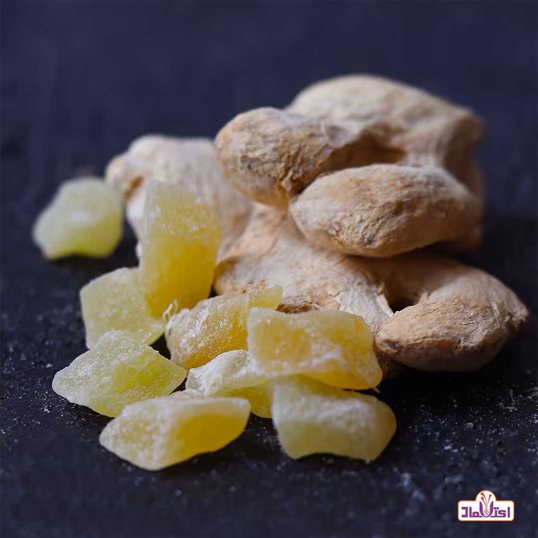 حبه زنجبیل 100 گرمی اعتماد  (زنجبیل حبه )