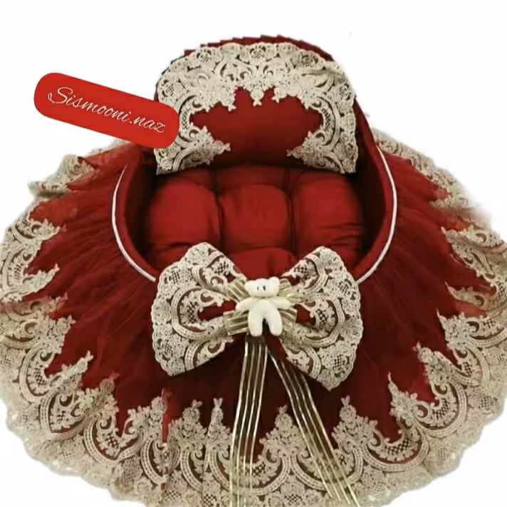 کریر نوزاد گهواره ای پرنسسی حصیری (ارسال با تیپاکس)