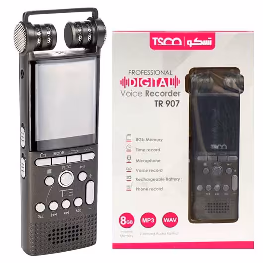 ویس رکوردر  voice recorder  تسکو  مدل tr - 907