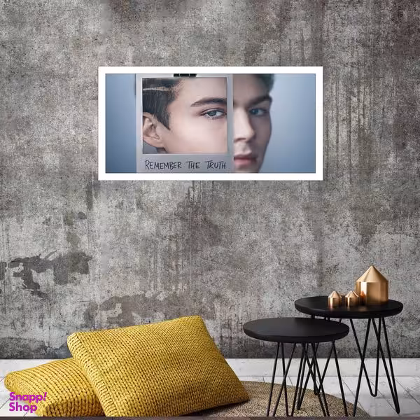 تابلو بکلیت طرح عکاسی چهره و جمله انگیزشی مدل W-S2635