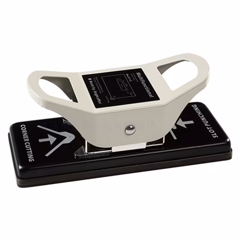 دستگاه پانچ دوکاره گوشه گردکن و سوراخ کن بیضی