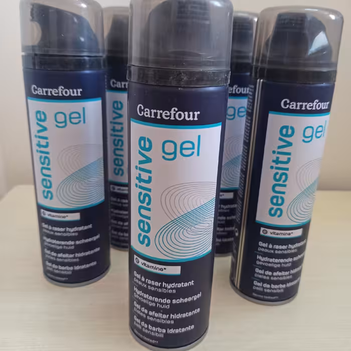 ژل اصلاح carrefour مدل Sensitive حجم 200 میلی لیتر