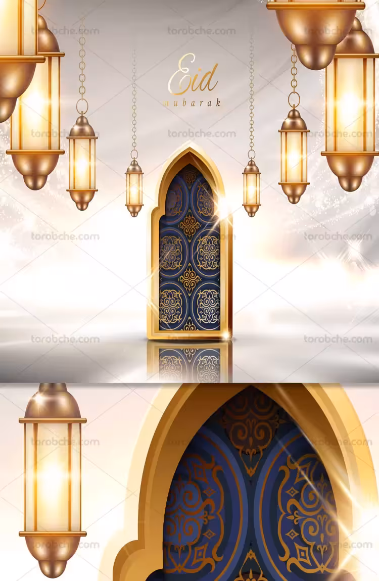 وکتور پس زمینه و بکگراند رمضان | گرافیک با طعم تربچه