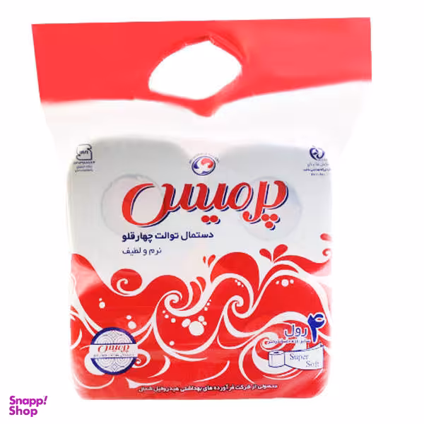 دستمال توالت پرمیس مدل w44 بسته 4 عددی