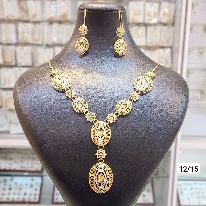 گردنبند و گوشواره نقره 6