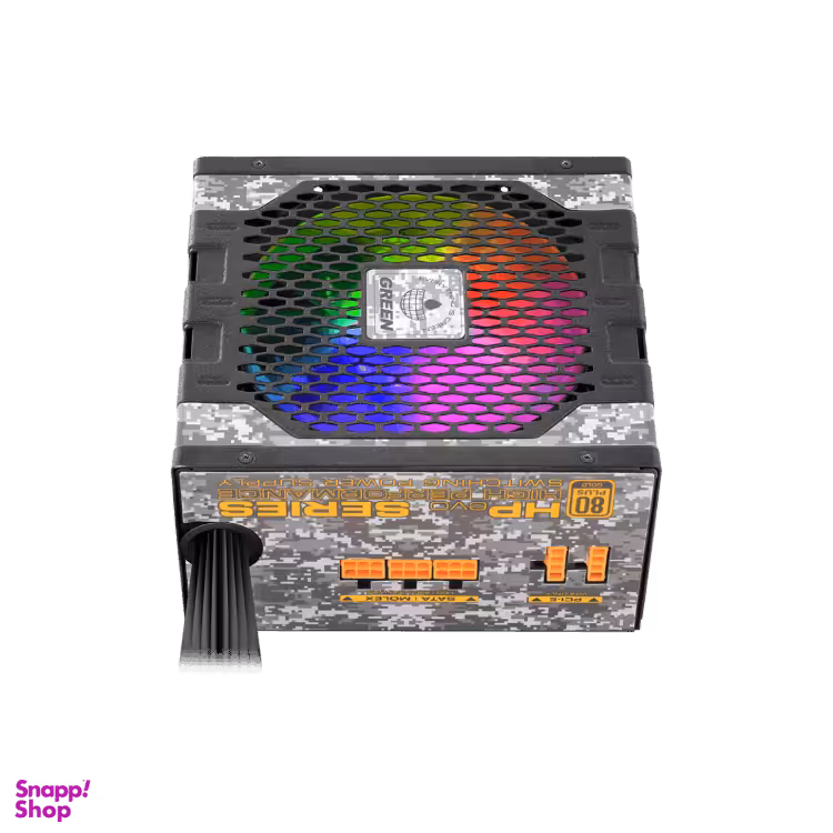 منبع تغذیه گرین مدل GP600B-HP