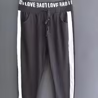 اسلش زنانه دخترانه ورزشی برند LOVE پوشاک دوقلو 