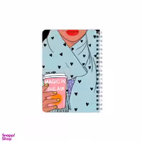 دفترچه یادداشت 80 برگ بامبیلیپ مدل قهوه و استایل کد 8022331