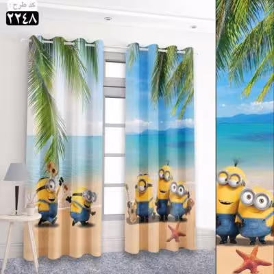 پرده تصویری طرح مینیون ها