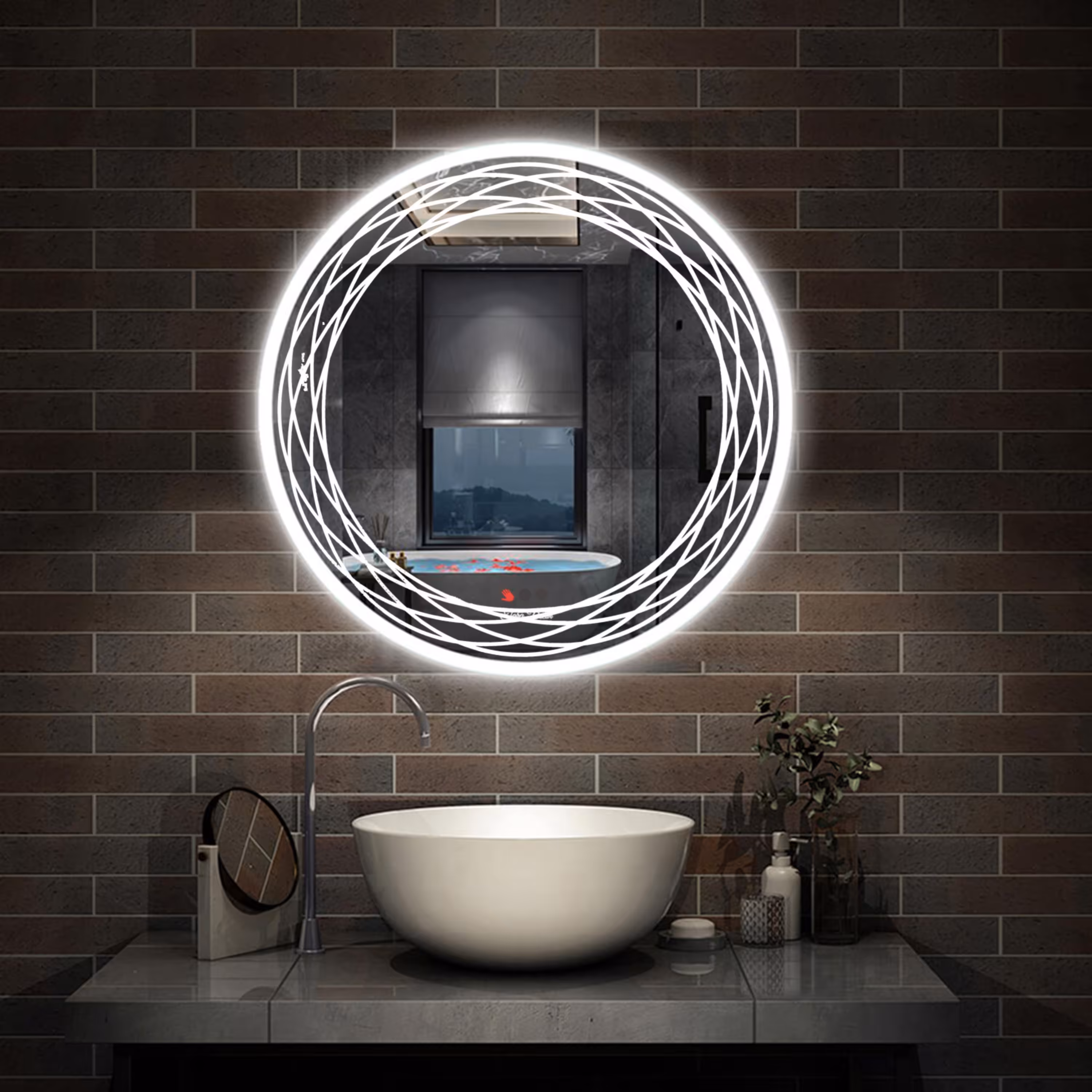 آینه بکلایت تارا دکور مدل حرکتی کد ic104 (پس کرایه)