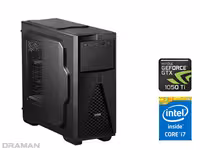 سیستم کامپیوتر گیمینگ پردازنده i7 6700 و گرافیک Asus GTX 1050Ti 4GB