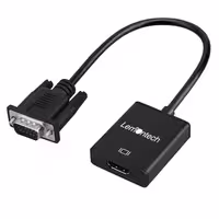 مبدل VGA به HDMI لمونتک همراه با کابل صدا و برق