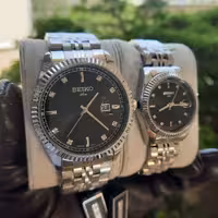 ساعت ست سیتیزن زنانه و مردانه موتور ژاپن درجه یک بند استیل اصلی ضد آب یک سال گارانتی 