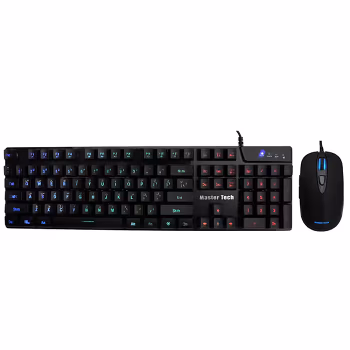 خرید کیبورد و ماوس مستر تک Keyboard and Mouse Master Tech MK9200 با بهترین قیمت