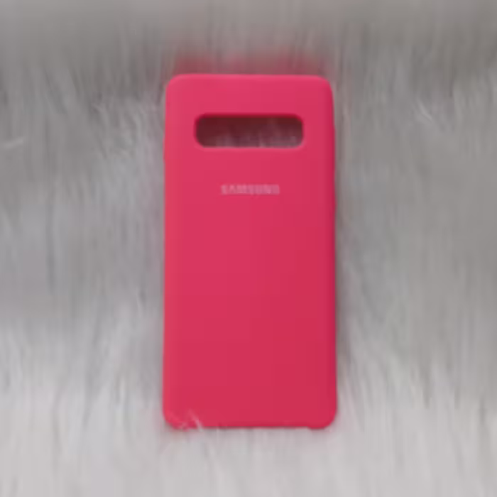 گارد سامسونگ s10plus سیلیکونی اورجینال پاکنی ویتنام رنگ صورتی  با کیفیت فروش ویژه زیر قیمت بازار