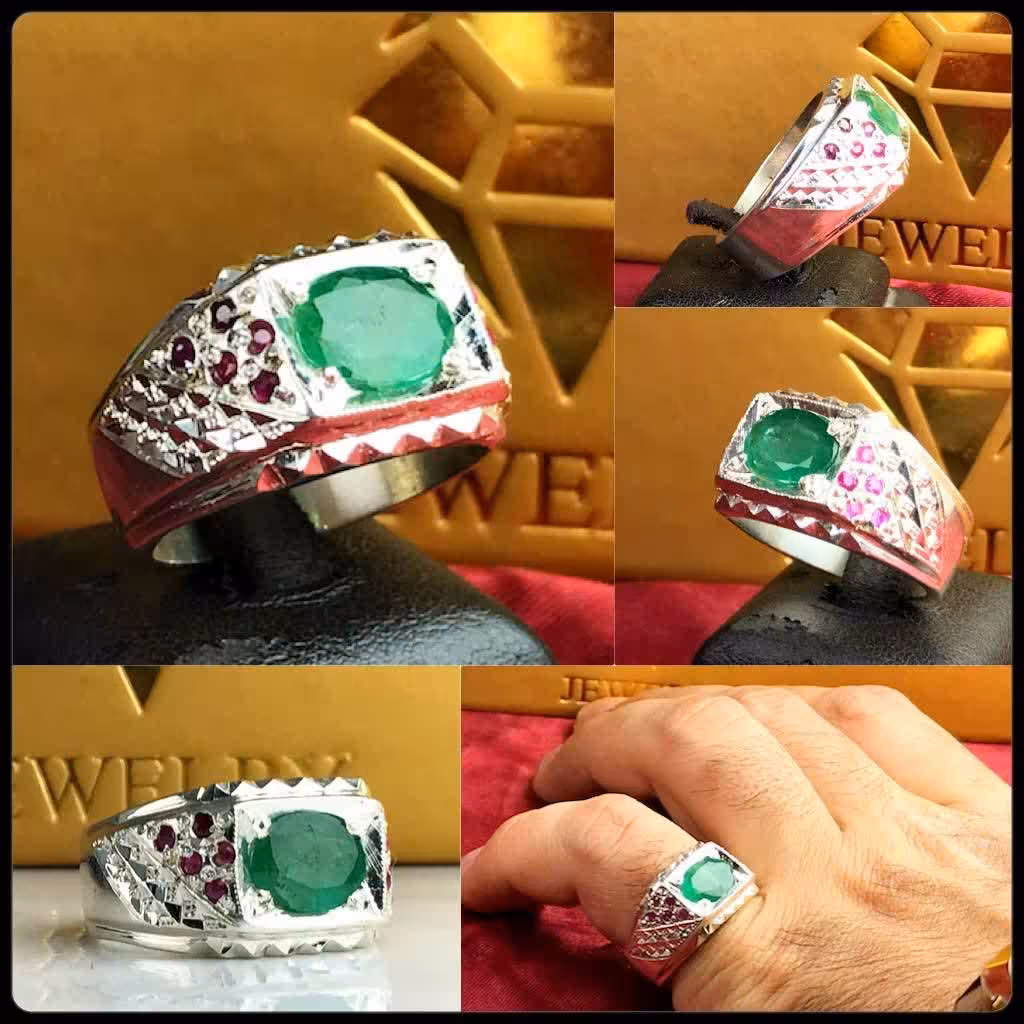 انگشترزیبای زمرد زامبیا اصلی
رکاب دست ساز  ارسال رایگان 