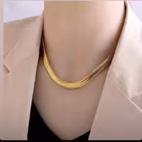 زنجیر استیل ماری 45 سانتی شش میل زنانه دخترانه