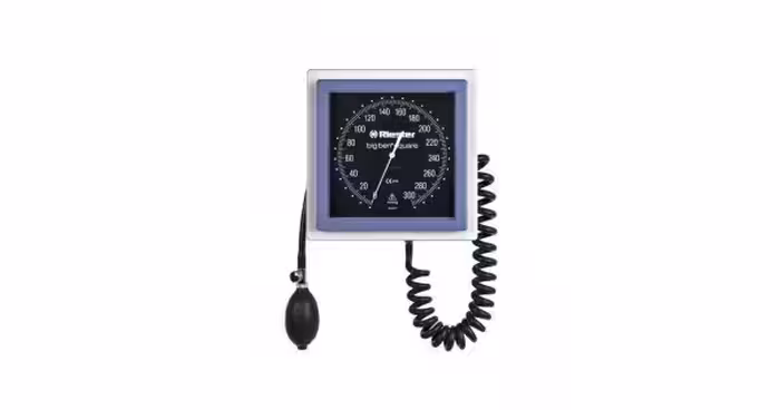 فشارسنج عقربه ای دیواری  ریشتر آلمان مدل ساعتی Big-Ben مربع