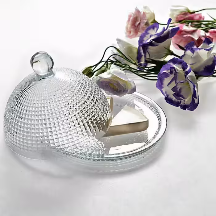 کره خوری شیشه ای درب دار مدل ونیز