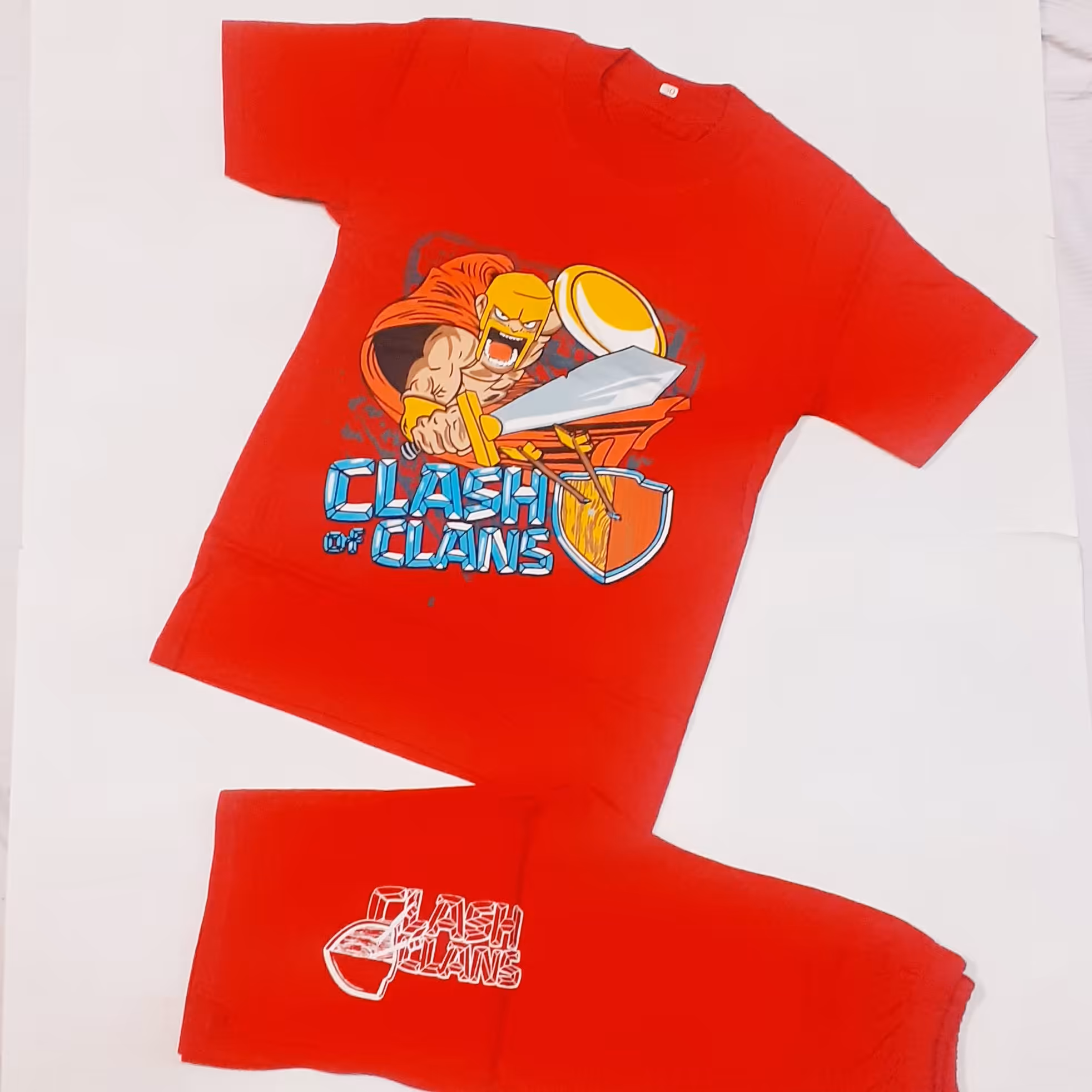 حراج ویژه تیشرت شلوارک پنبه سوپر سایز50  پسرانه
بلوز شورت پسرانه 6 سال تا 8 سال
طرح کلش