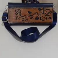 کیف  دستی و دوشی چرم طبیعی بزی 