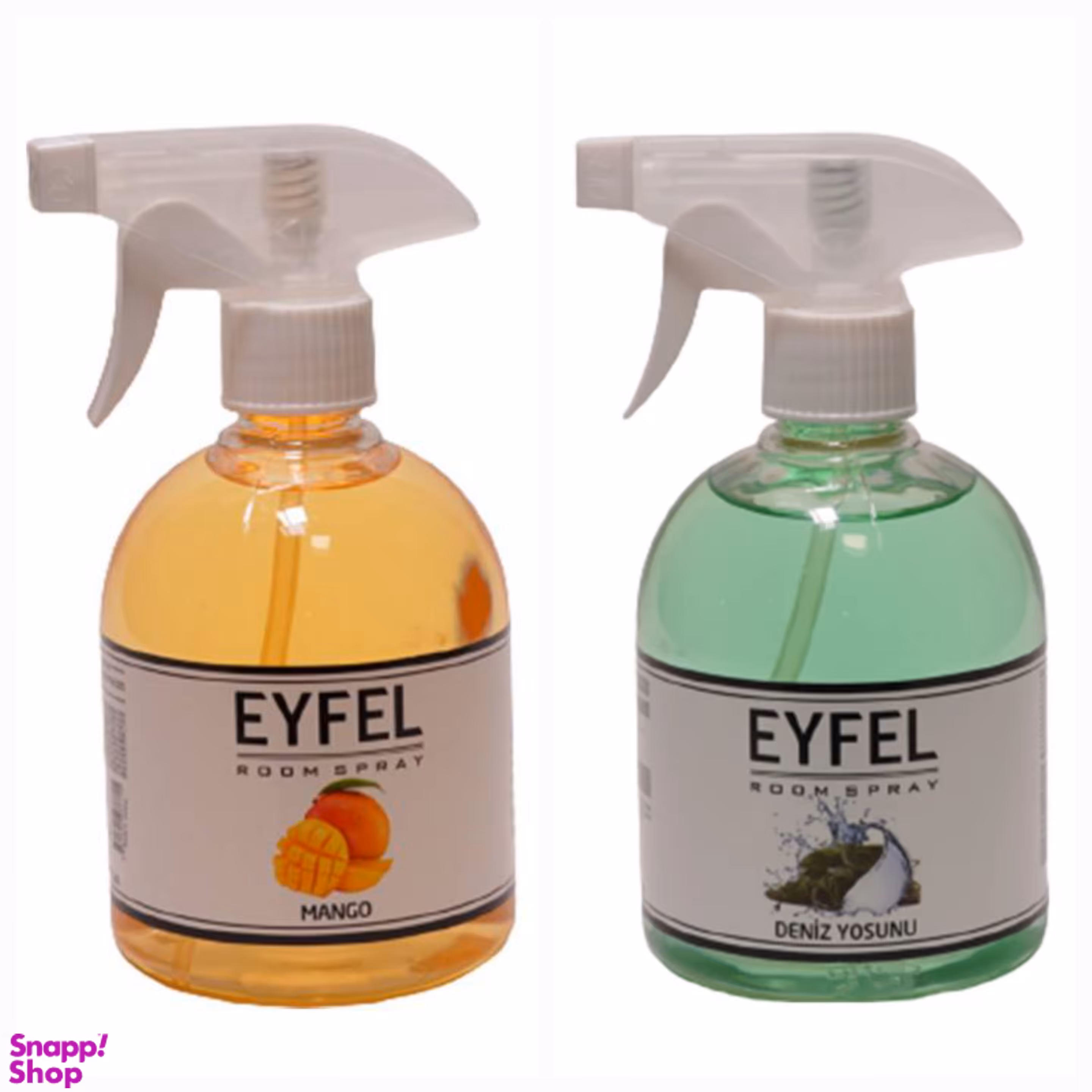 اسپری خوشبو کننده هوا ایفل مدل انبه و جلبک دریایی حجم 500 میلی لیتر مجموعه 2 عددی