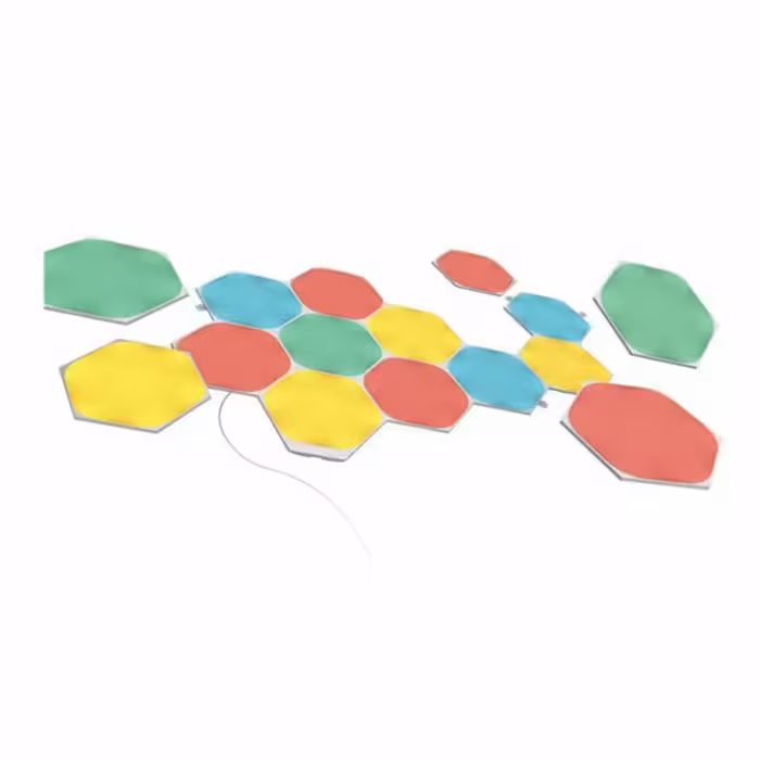 کیت هوشمند روشنایی 15 تکه نانولیف Shapes Hexagons