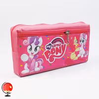 جامدادی دخترانه دوزیپ طرح پونی