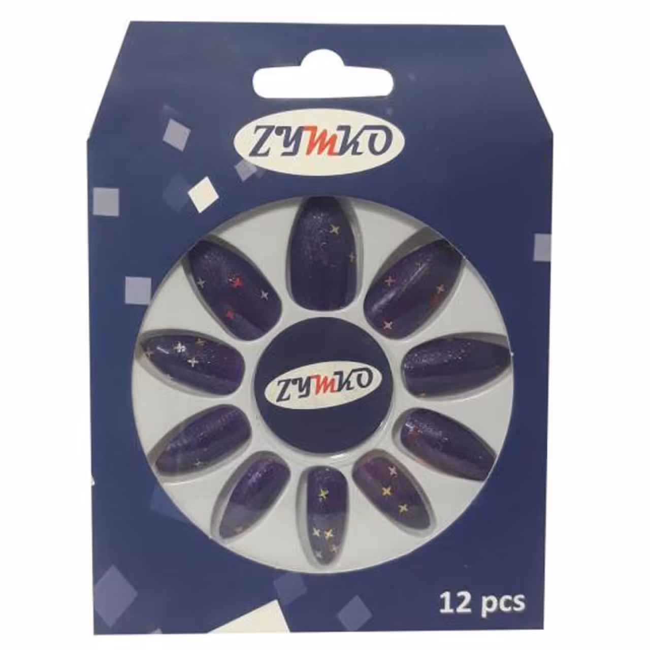 ناخن مصنوعی بنفش زیمکو شماره 1817