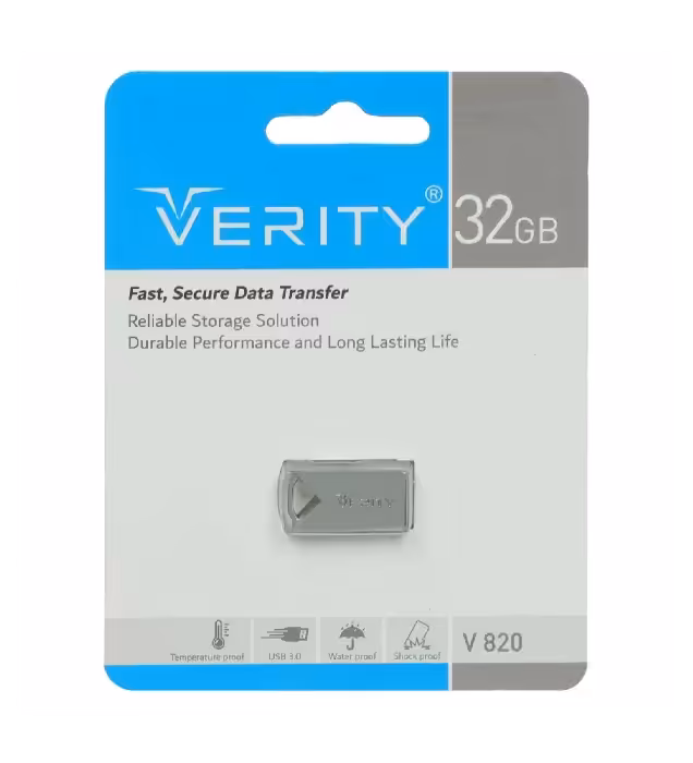 فلش مموری وریتی 32 گیگابایت نقره ای