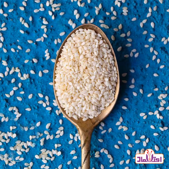 کنجد سفید اعلا یک کیلویی اعتماد کاملا تمیز (کنجدسفیدهندی)